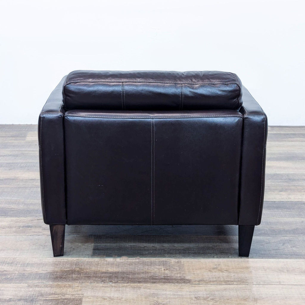 Chateau d'Ax Dark Brown Leather Chair