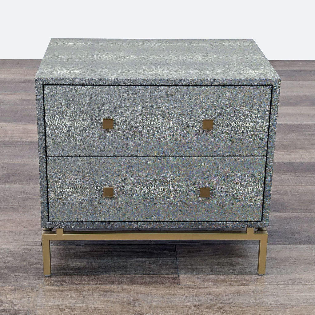 TOV Furniture Shagreen Nightstand