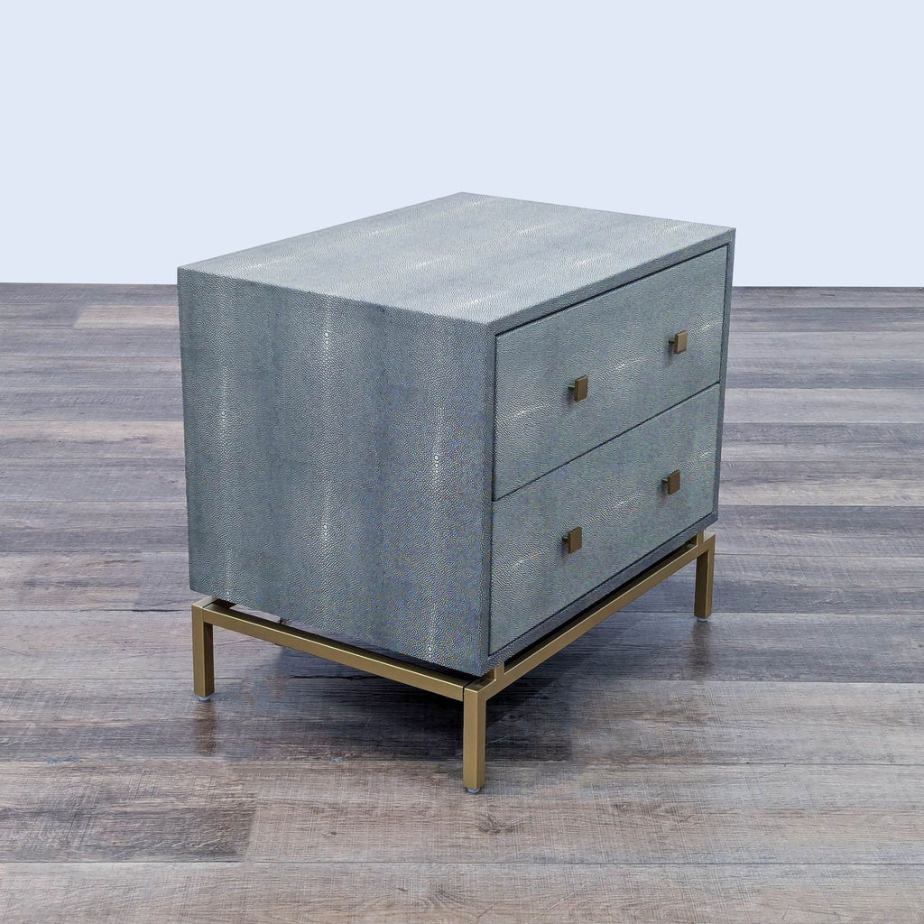 TOV Furniture Shagreen Nightstand