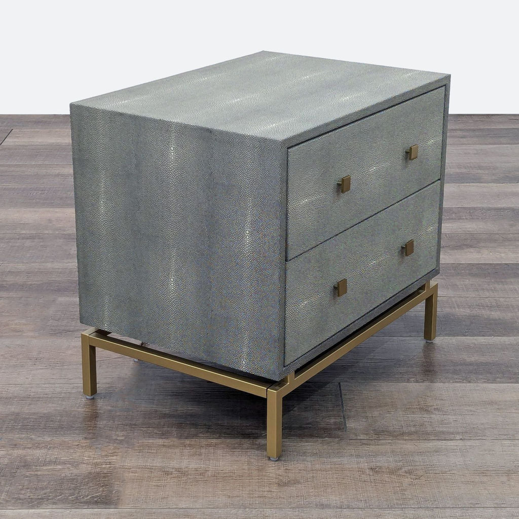 TOV Furniture Shagreen Nightstand