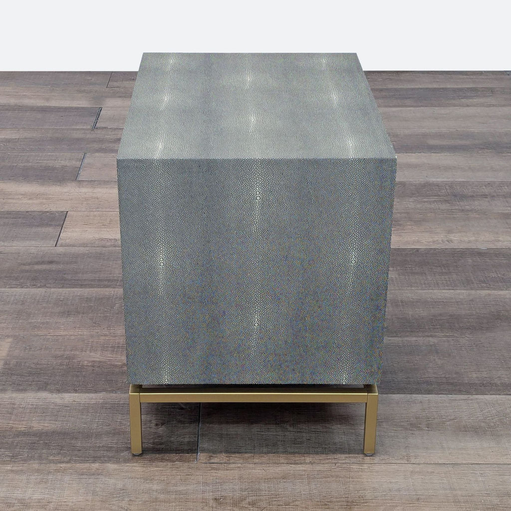 TOV Furniture Shagreen Nightstand