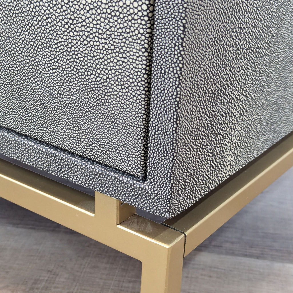 TOV Furniture Shagreen Nightstand