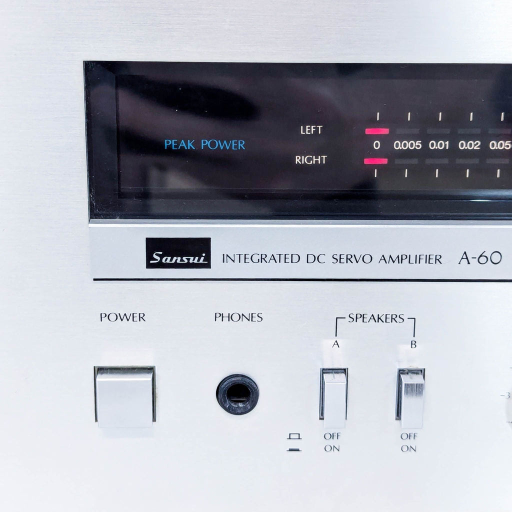 Sansui Integrated DC Servo Amplifier A-60 - Powerful Audio Experience