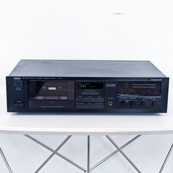 a vintage stereo system from the 1980s.