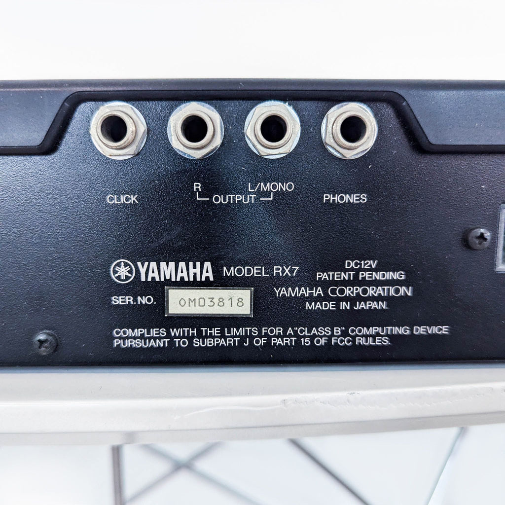 Yamaha RX7 Digital Rhythm Programmer