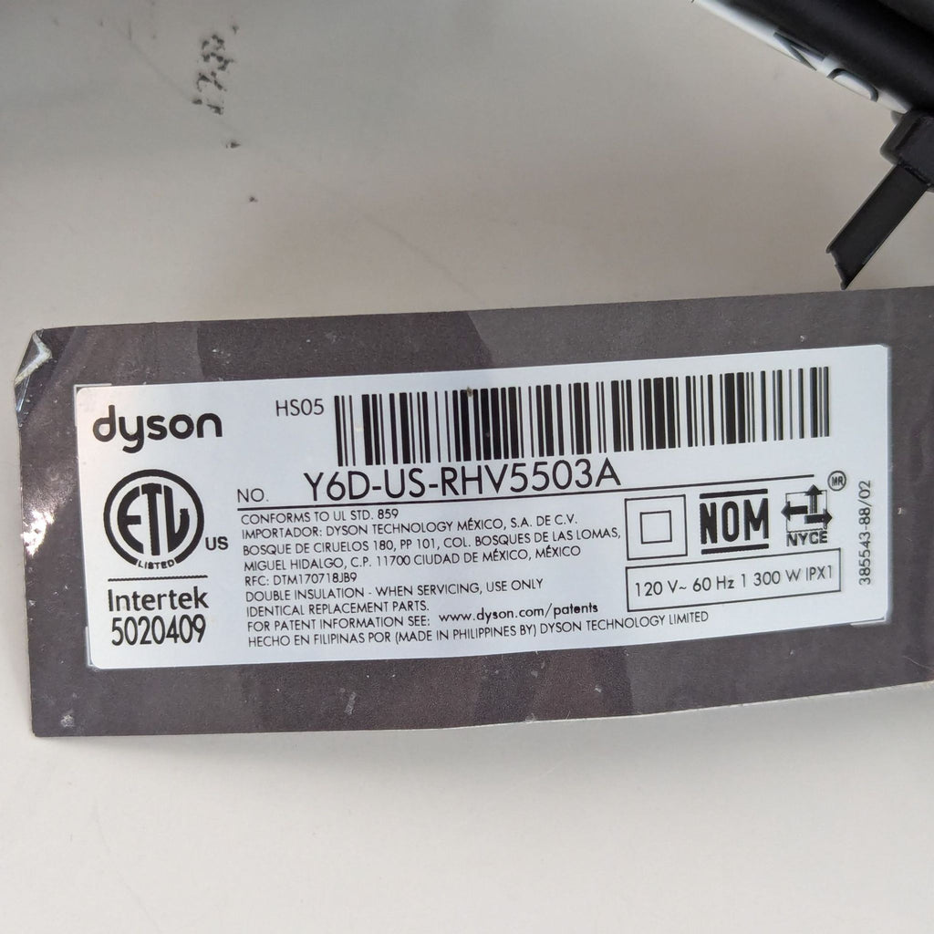 the label on the battery is shown.