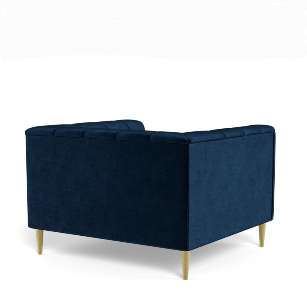 the blue velvet sofa by [ unused0 ]