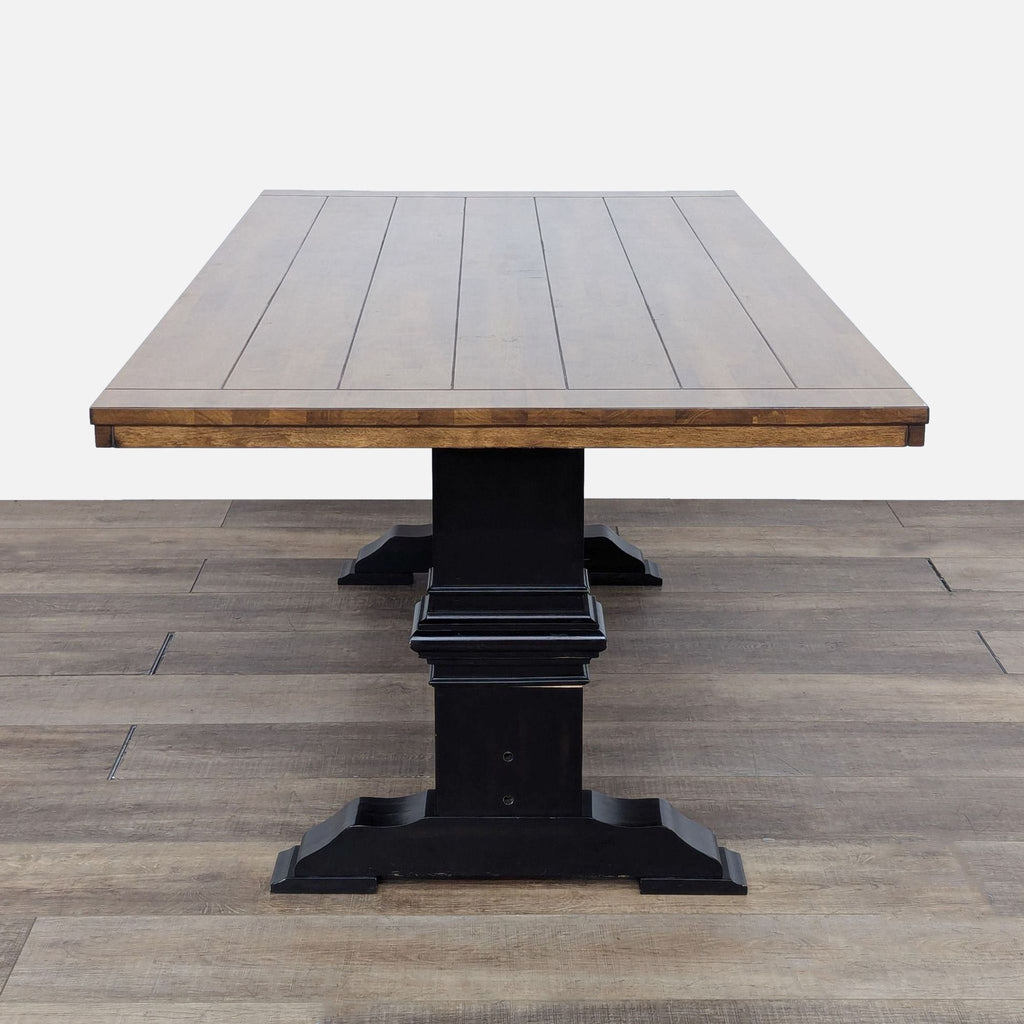 Fortville Solid Wood Farmhouse Dining Table