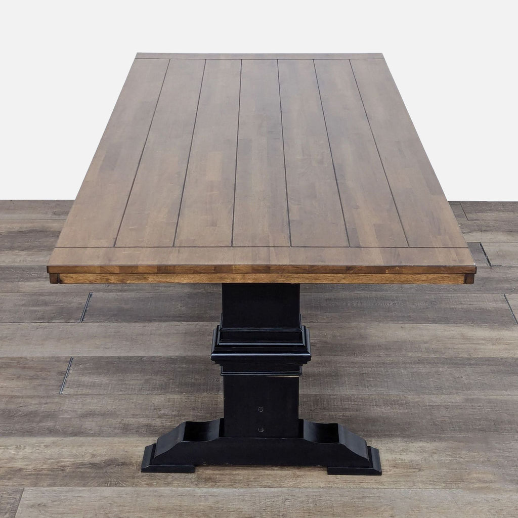 Fortville Solid Wood Farmhouse Dining Table