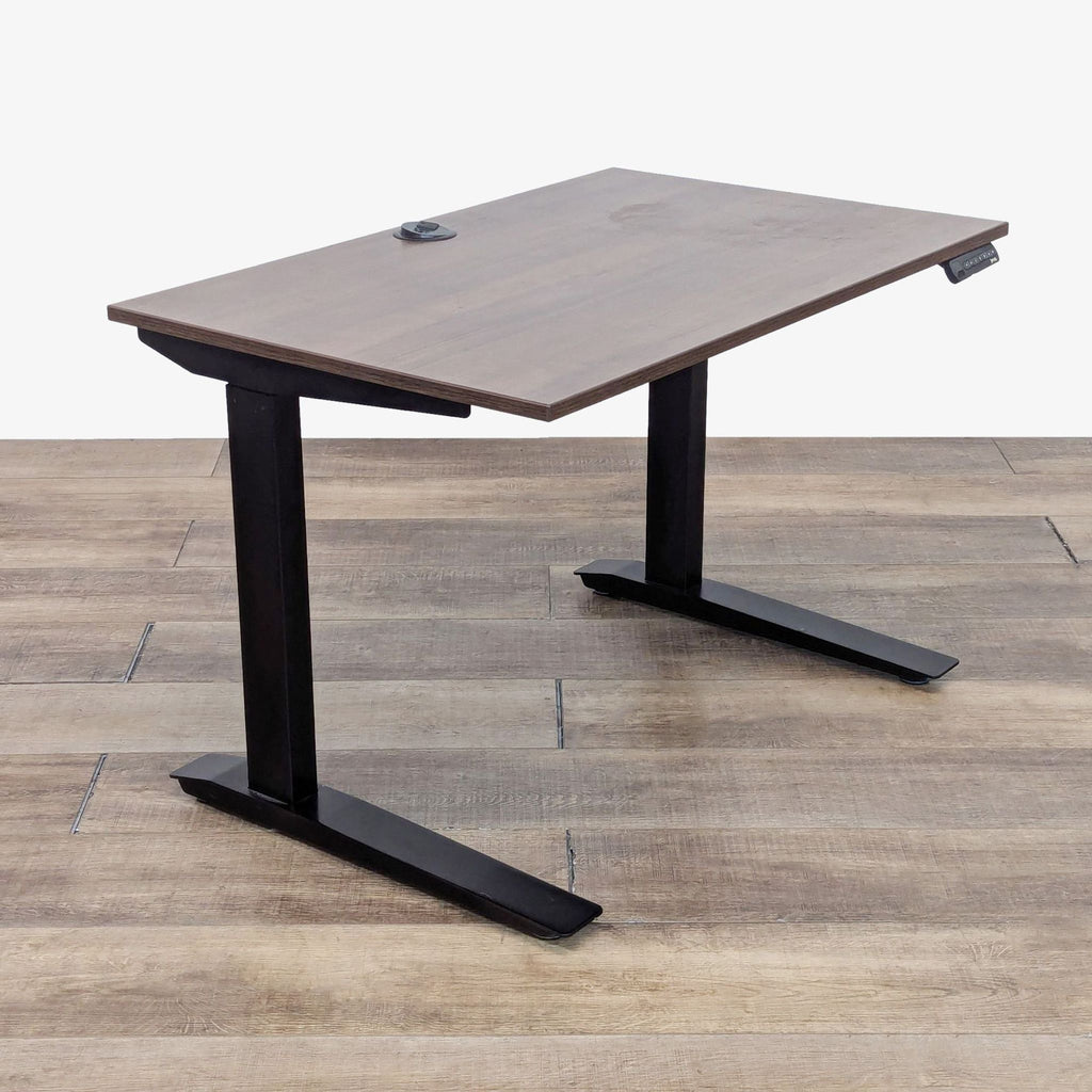 Jarvis Walnut Adjustable Standing Desk