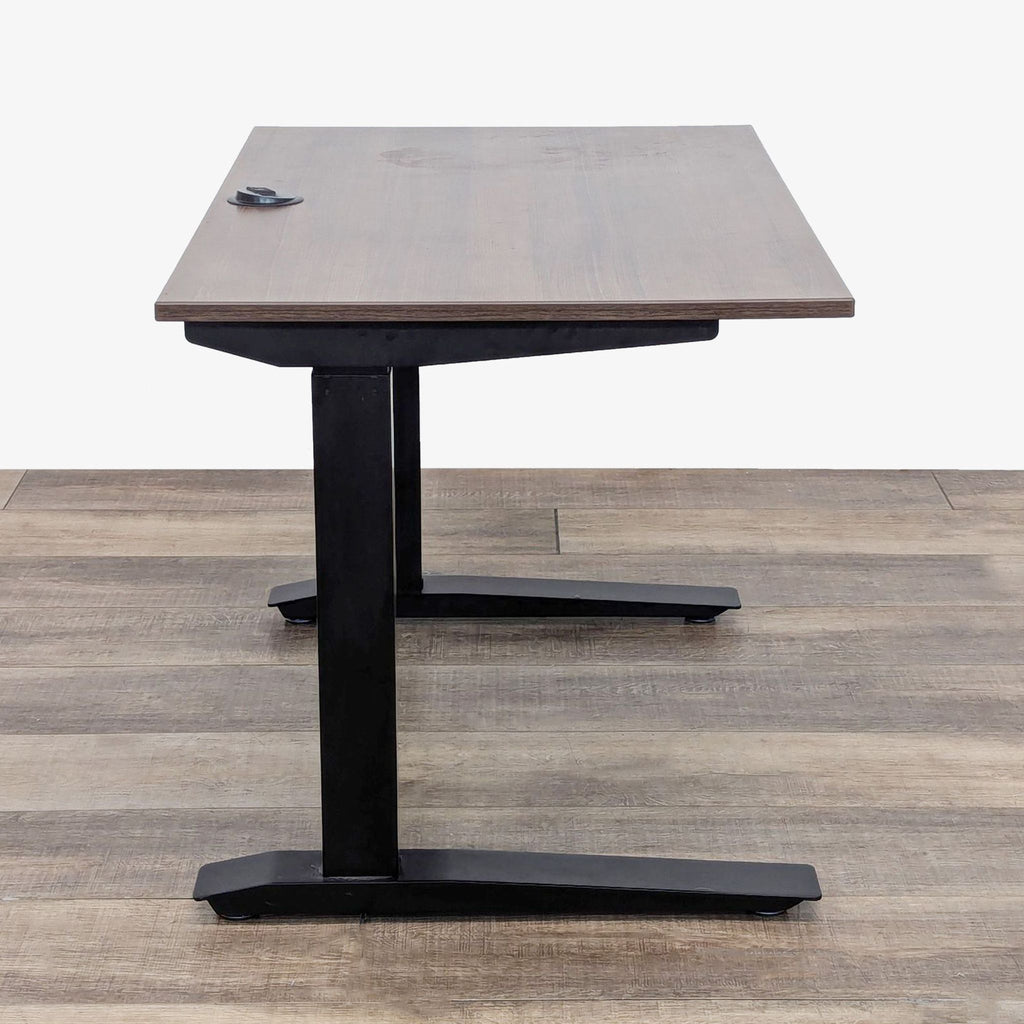 Jarvis Walnut Adjustable Standing Desk