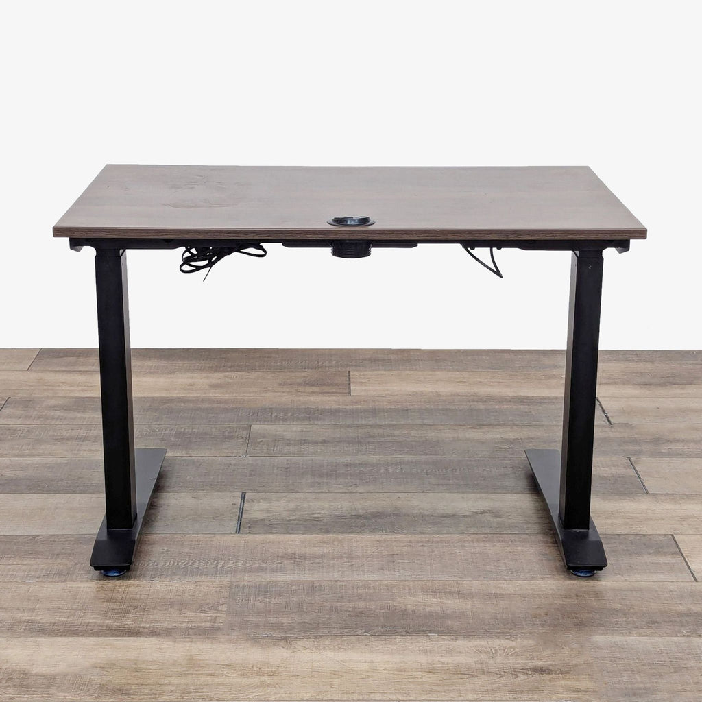 Jarvis Walnut Adjustable Standing Desk