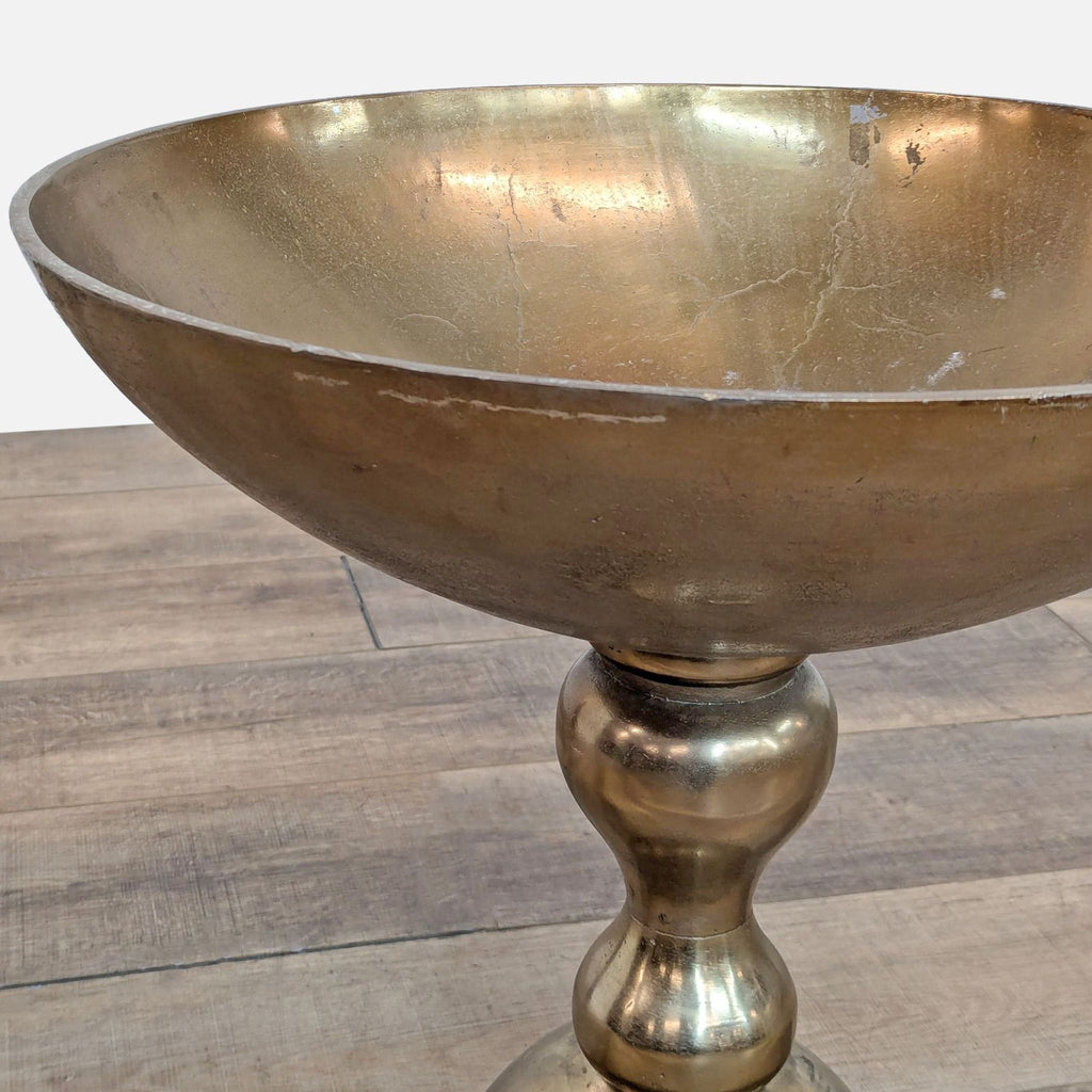 brass bowl with a round base