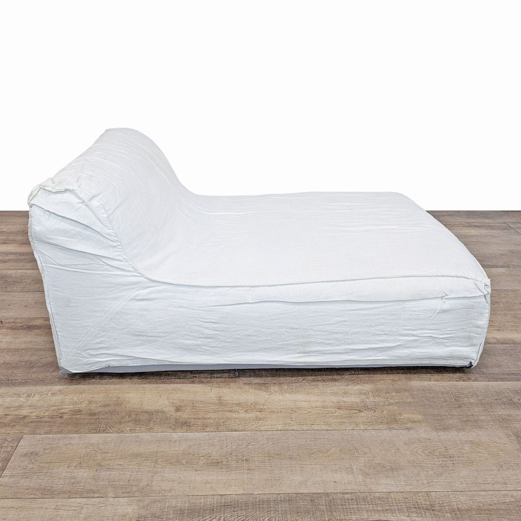 HD Buttercup White Down Filled Lounge Chaise