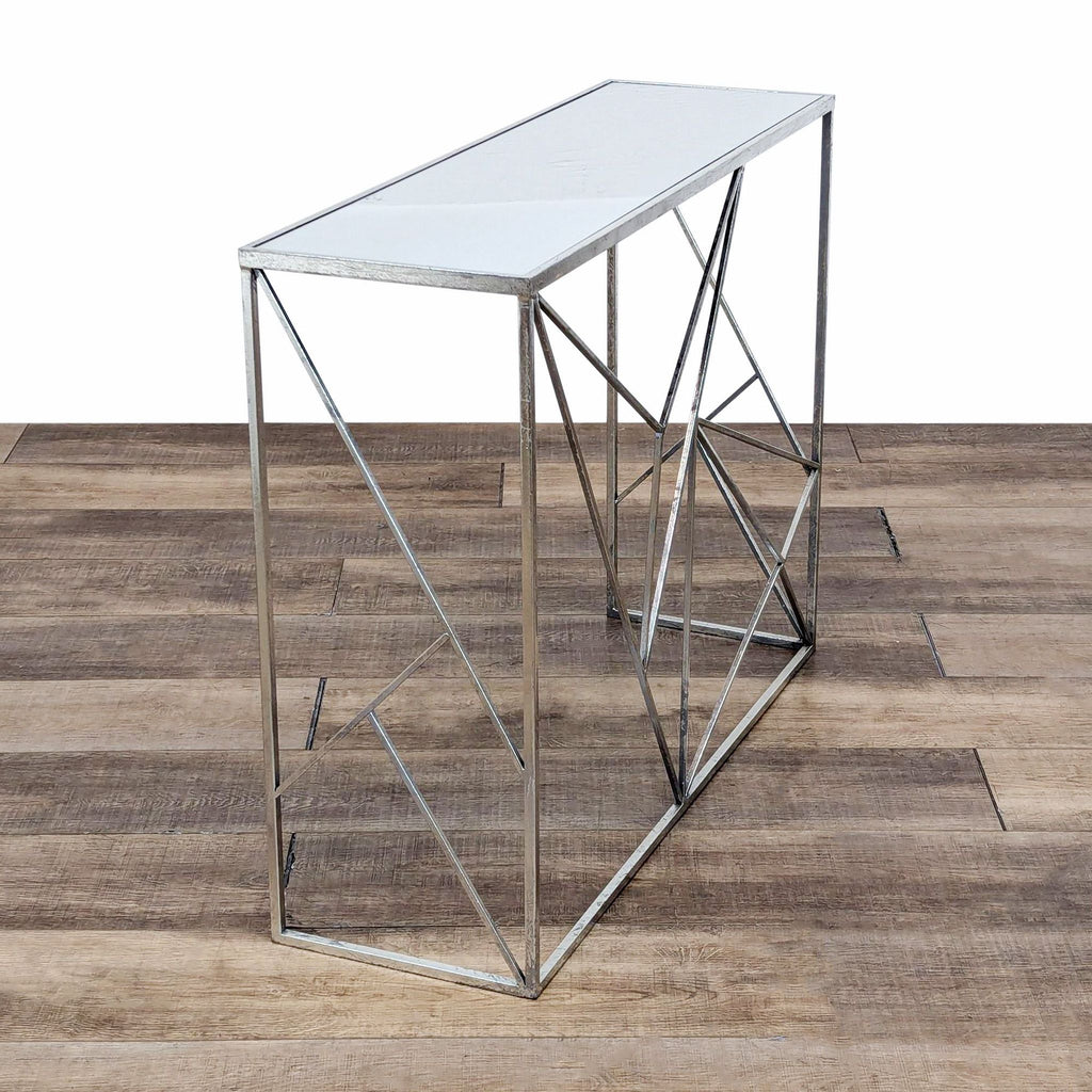 Metal & Glass Console Table