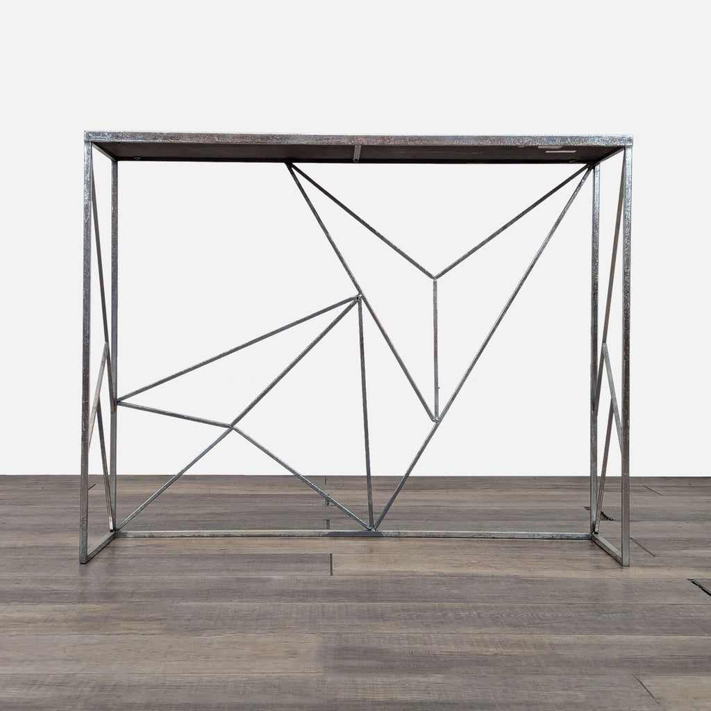 Metal & Glass Console Table