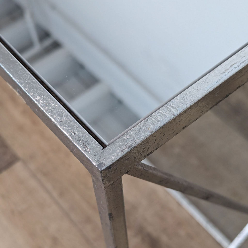 Metal & Glass Console Table