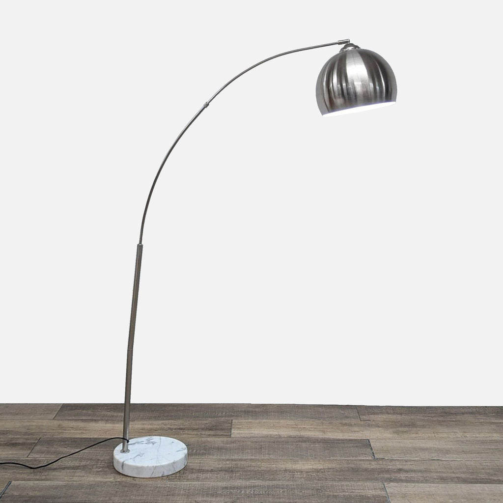 Marble Base Arc Floor Lamp