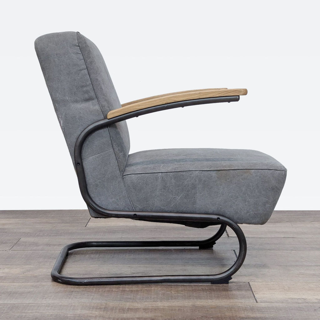 a [ unused0 ] lounge chair, circa 1950s.