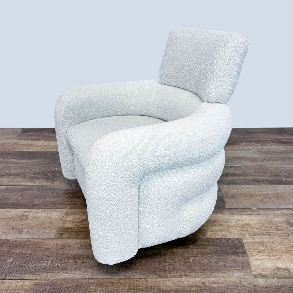 Snoozer Cream Boucle Nursery Swivel Glider By Crate & Barrel