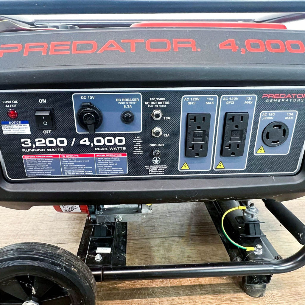 Predator 4000-Watt Portable Generator - Reliable Power for Outdoor Use