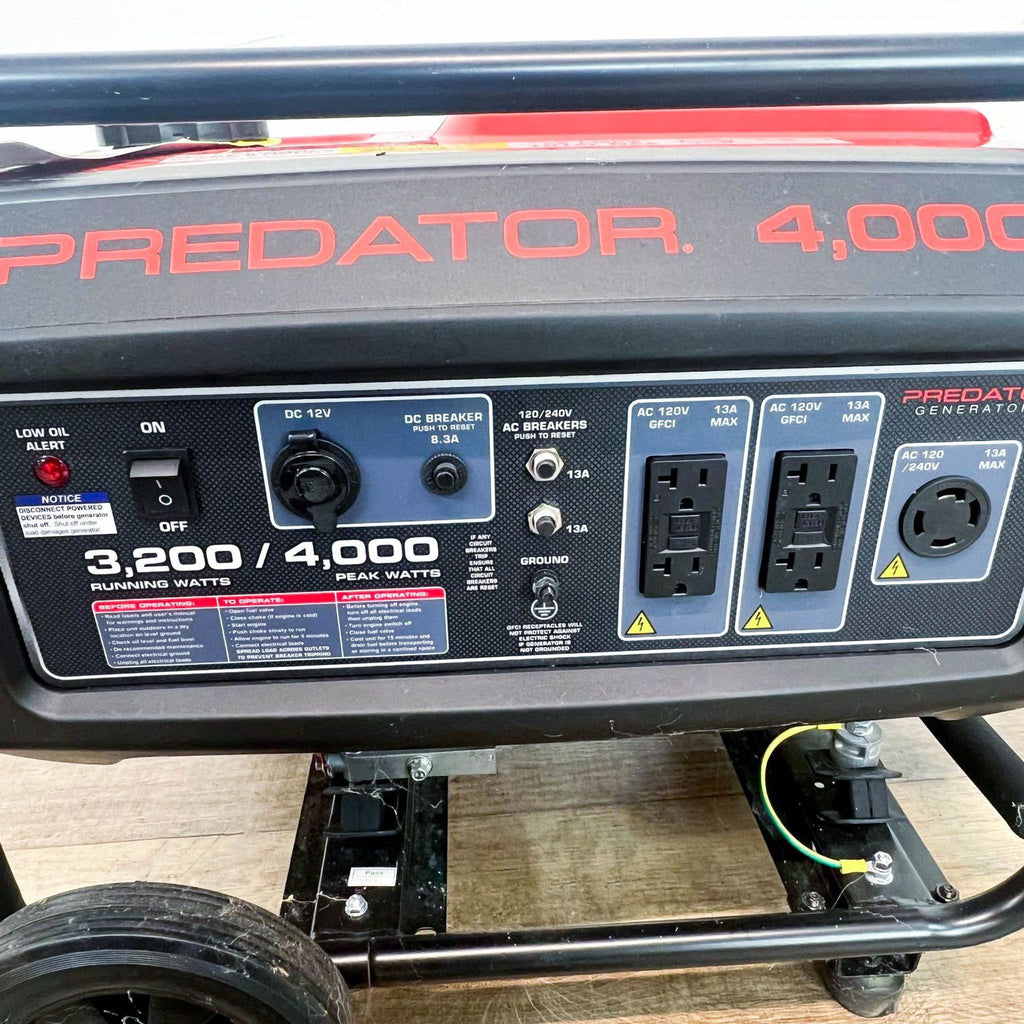 Predator 4000-Watt Portable Generator - Reliable Power for Outdoor Use