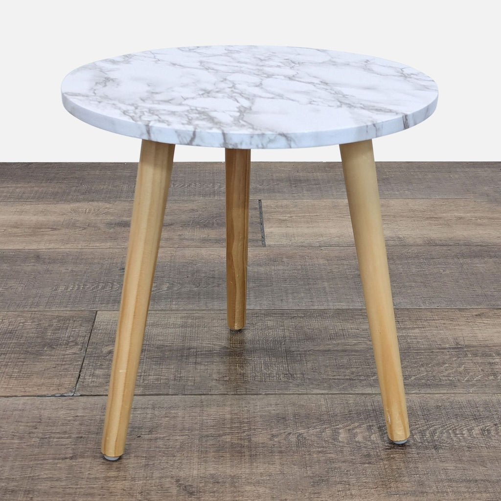 Faux Marble Set of Nesting Tables