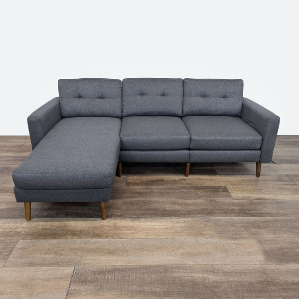 sofa is a modern sofa that is made of solid materials. the sofa is made of solid wood