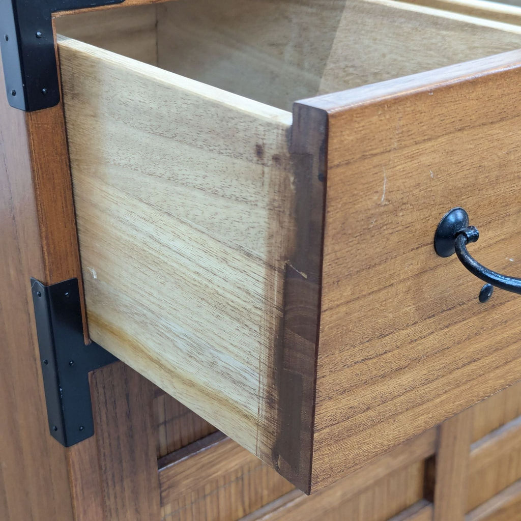 Japanese Style Kiri Wood Merchant Chest