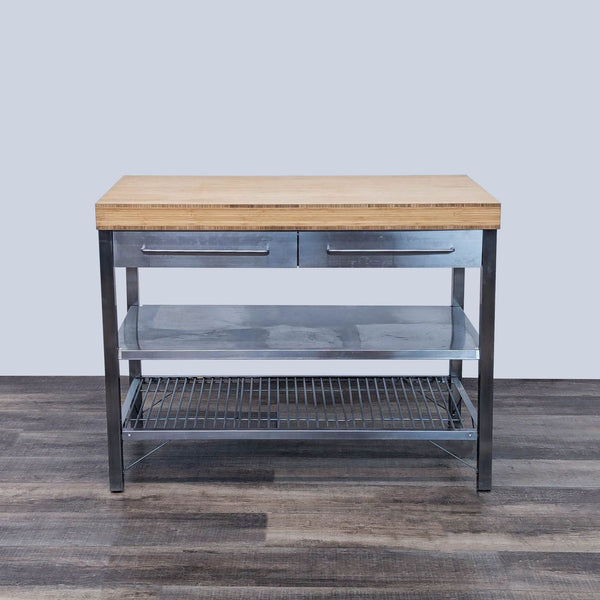 industrial style industrial style metal kitchen table with a metal top