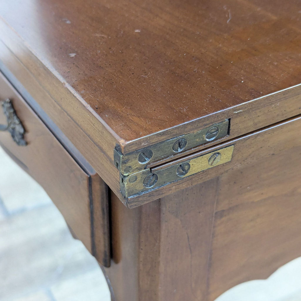 Traditional Vintage Secretary Desk with Hutch