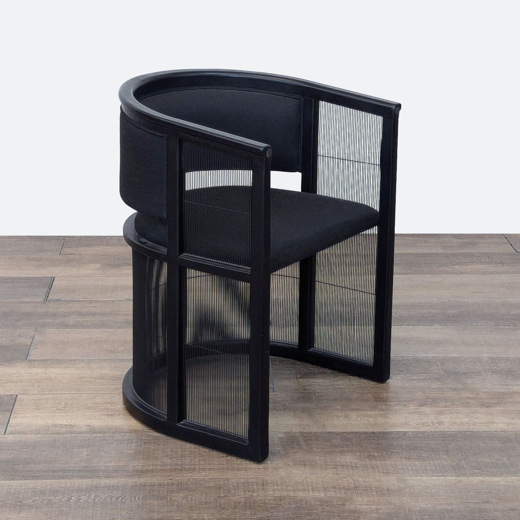 BlackJapanese Inspired Kaishi Chair by CB2