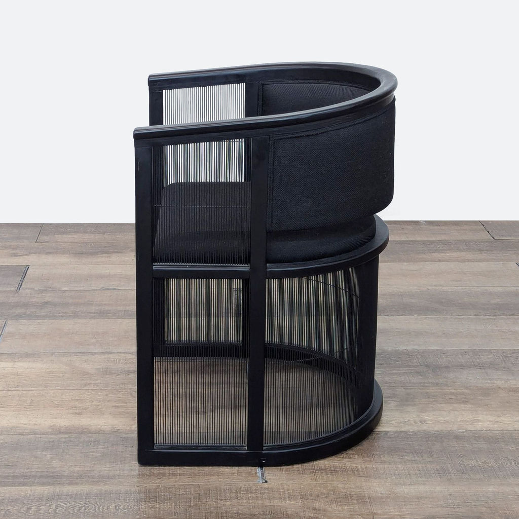 BlackJapanese Inspired Kaishi Chair by CB2