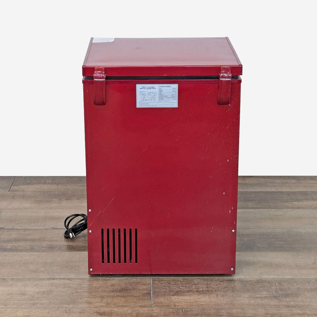 Northair Red Upright Freezer Chest with Adjustable Thermostat