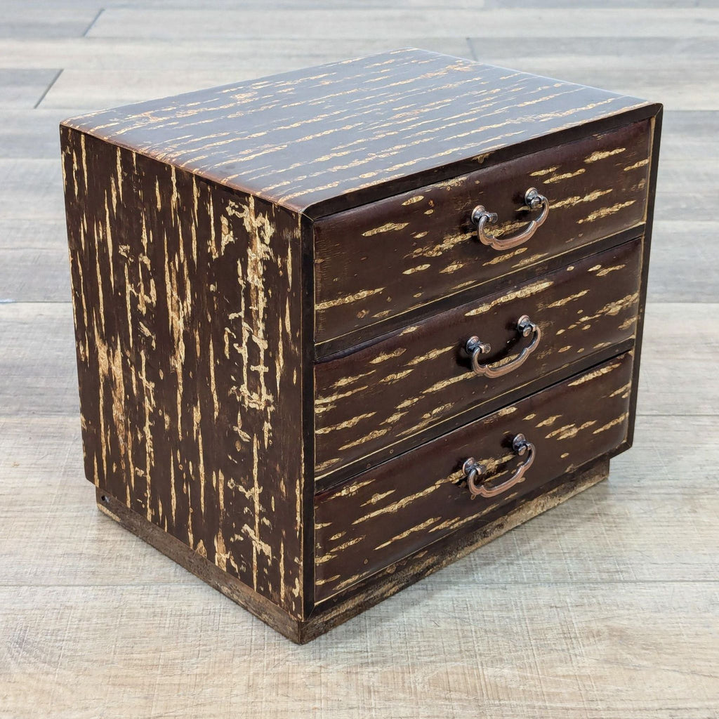 Japanese Cherry Bark Work Small Chest