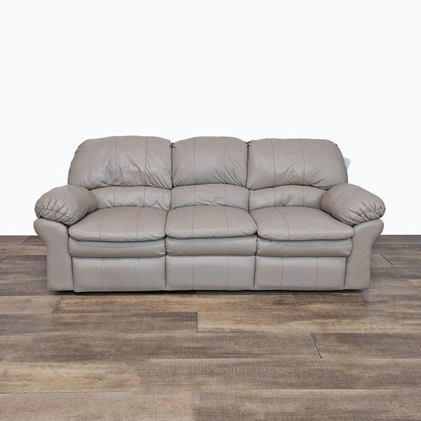 leather sofa in a modern style