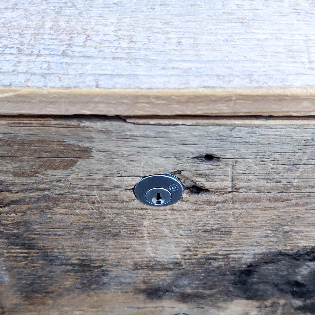 Reclaimed Wood One Drawer Console Table