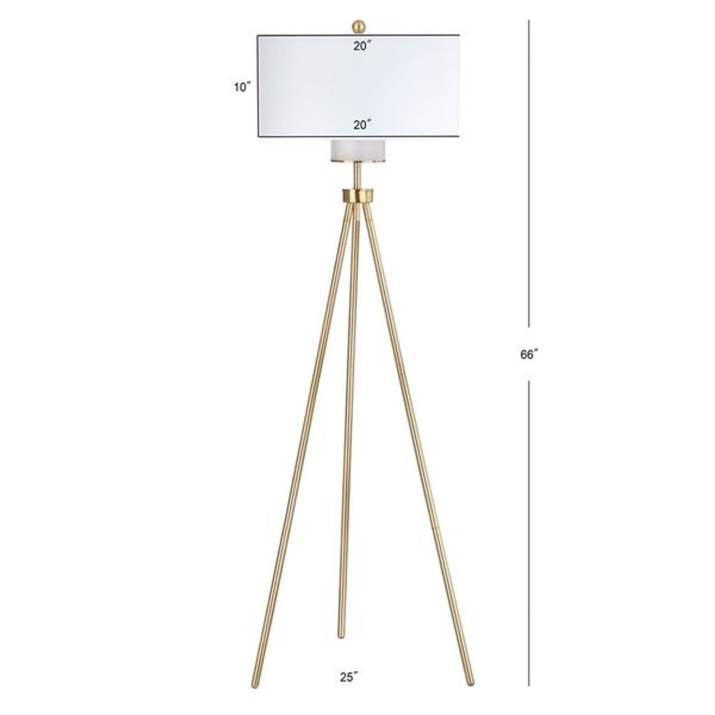 the urban port gold tripod floor lamp