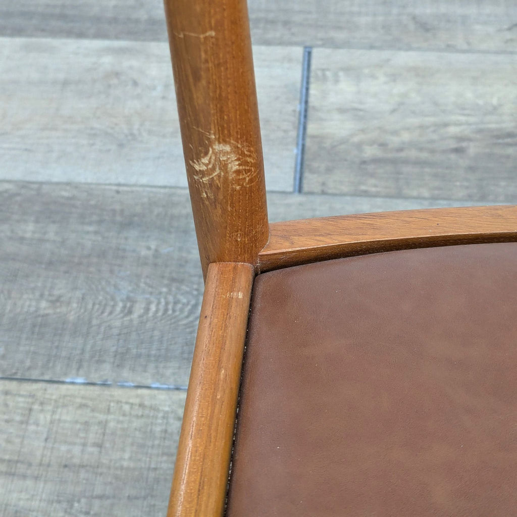 Mid-Century Modern Curved Back Dining Chair