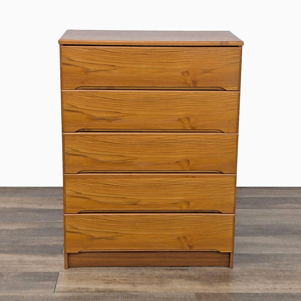 a mid century modern chest of drawers.