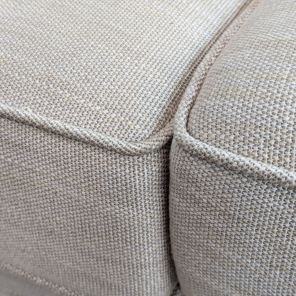 Curved Back 3-Seat Sofa with Accent Pillows