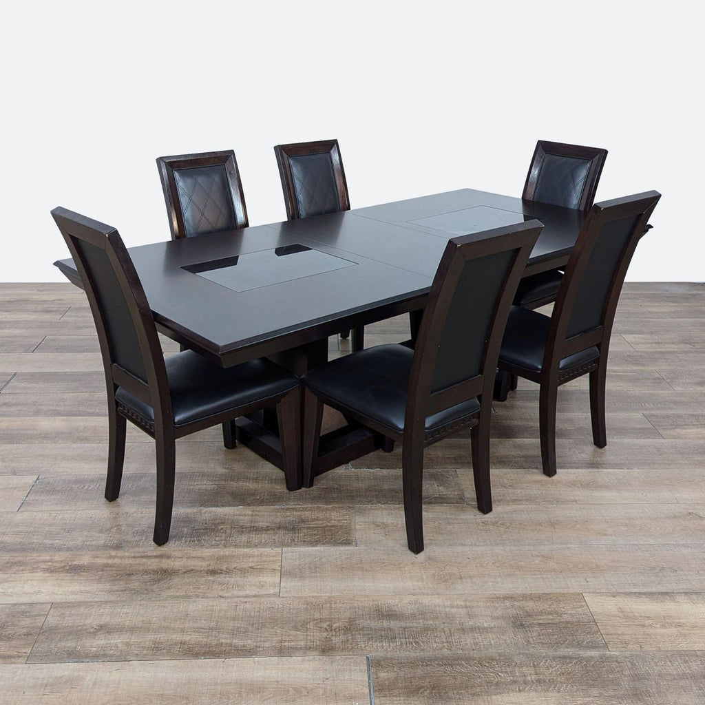 Contemporary 7-Piece Dining Set by Najarian Furniture