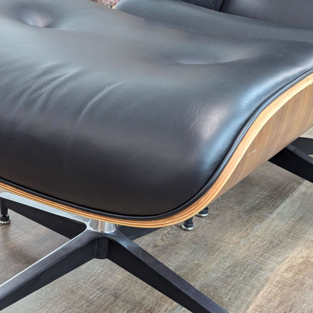 Eames Style Mid Century Modern Lounge Chair and Ottoman