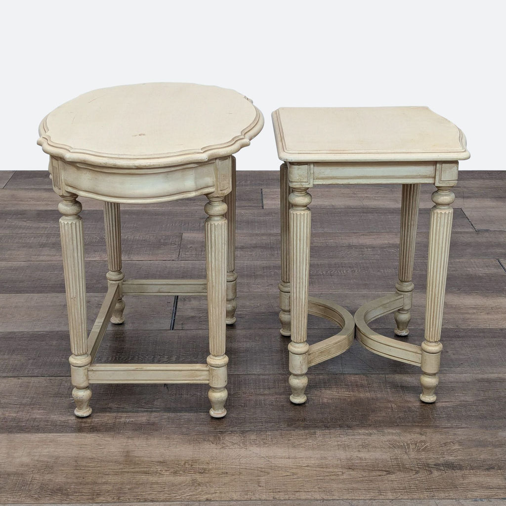 French Country Nesting End Tables