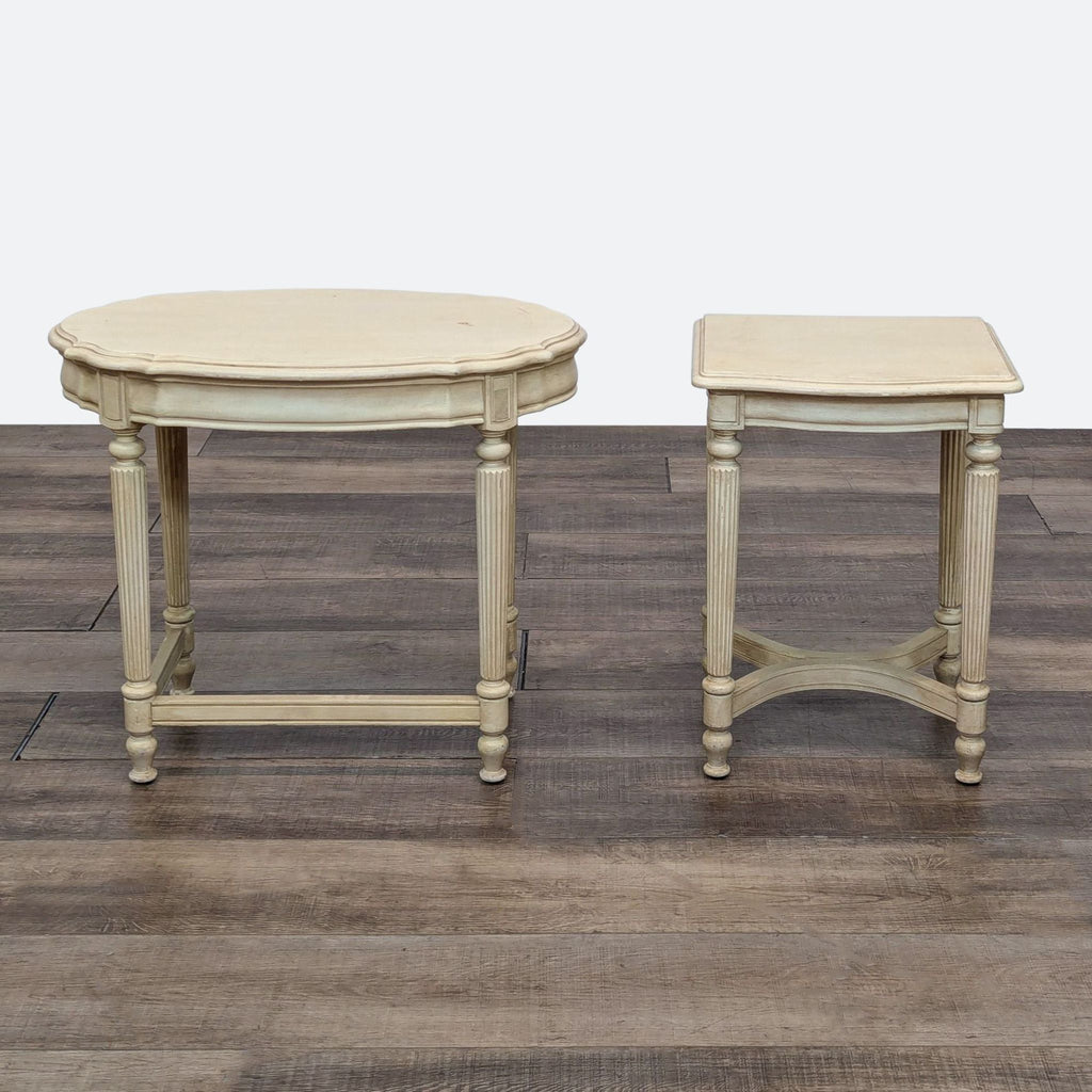 French Country Nesting End Tables