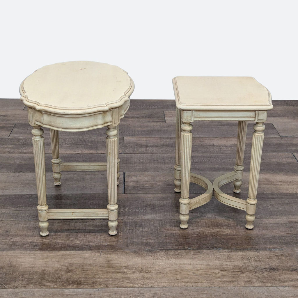 French Country Nesting End Tables