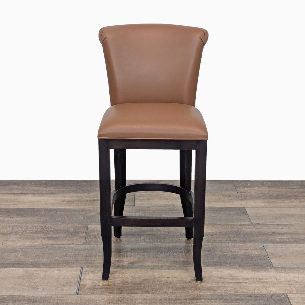 the [ unused0 ] bar stool with leather upholstery