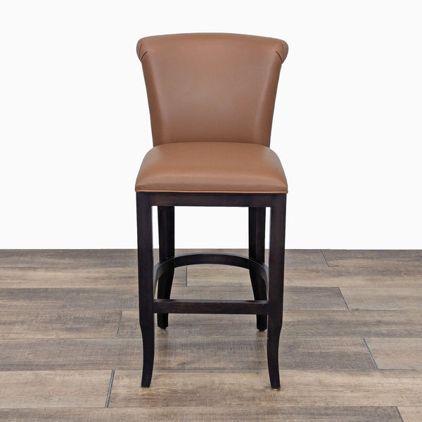 the [ unused0 ] bar stool with leather upholstery