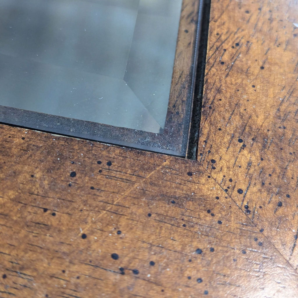 Carved and Gilded Glass Top End Table