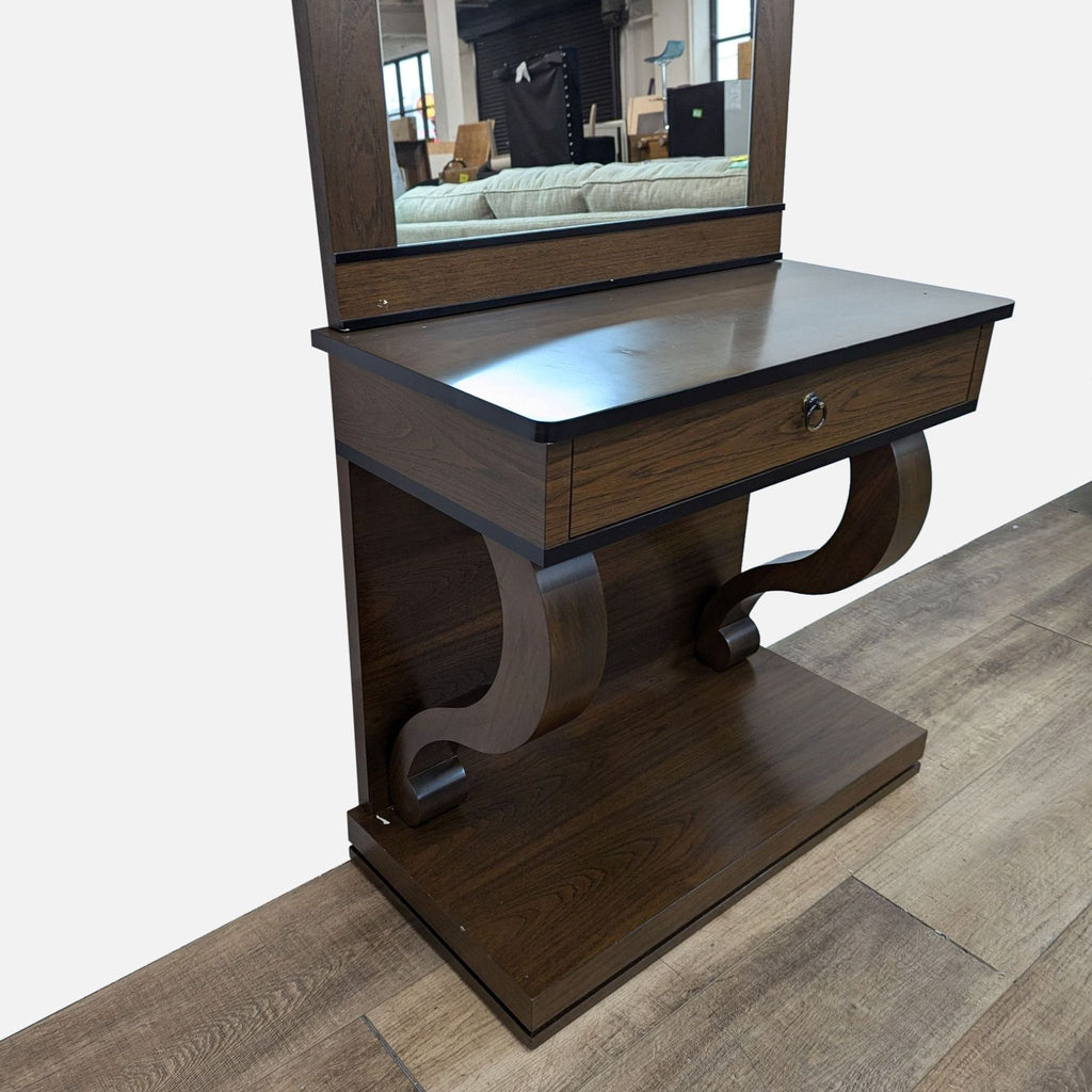 Console Table with Mirror